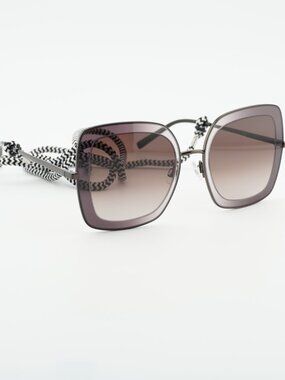 Missoni MMI 0034/S 0V81 HA Geometric Sunglasses - Ruthenium/Brown